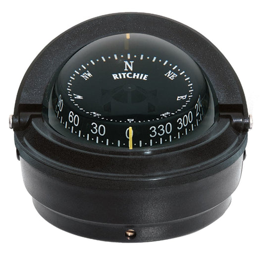 Ritchie S-87 Voyager Compass - Surface Mount - Black - Marine Navigation & Instruments | Compasses - Ritchie