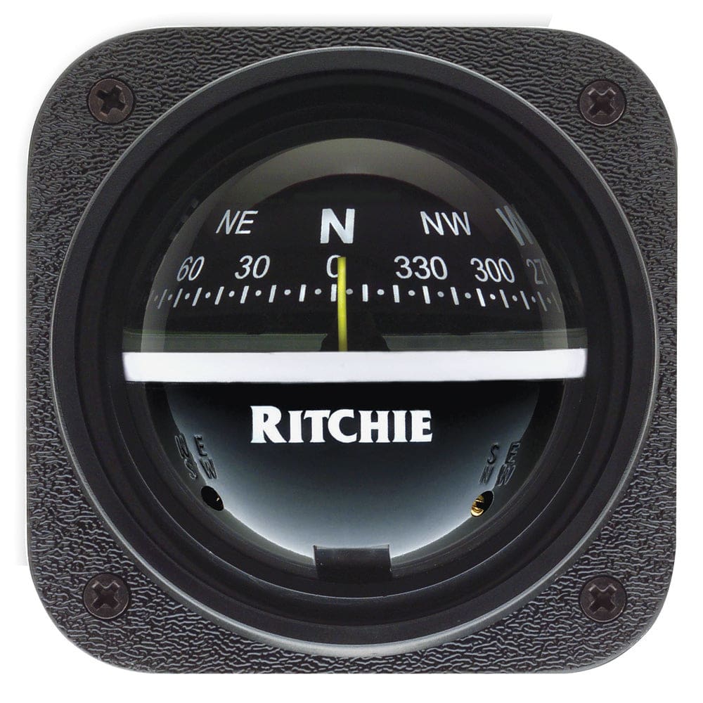 Ritchie V-537 Explorer Compass - Bulkhead Mount - Black Dial - Marine Navigation & Instruments | Compasses - Ritchie