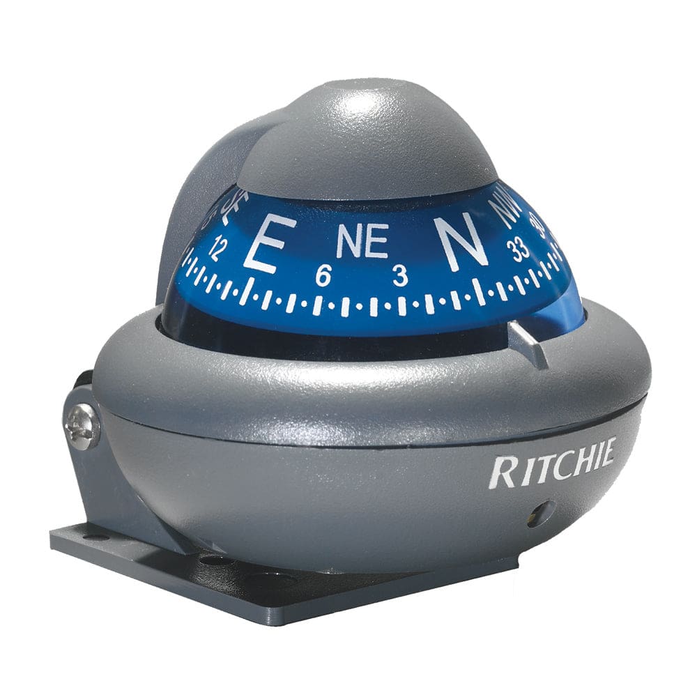 Ritchie X-10-A RitchieSport Automotive Compass - Bracket Mount - Gray - Automotive/RV | Compasses - Magnetic,Marine Navigation & Instruments