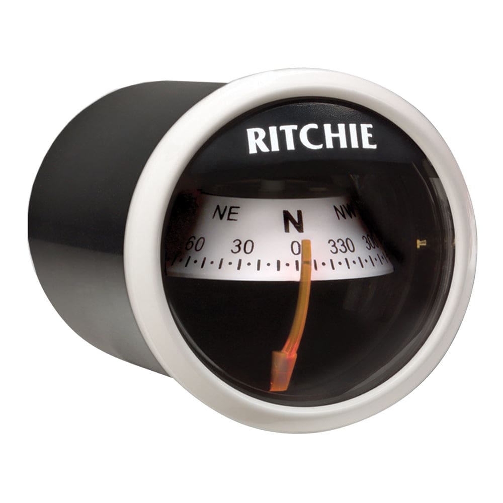 Ritchie X-21WW RitchieSport Compass - Dash Mount - White/ Black - Marine Navigation & Instruments | Compasses - Ritchie