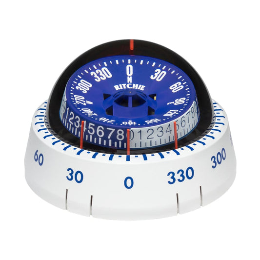 Ritchie XP-98W X-Port Tactician™ Compass - Surface Mount - White - Marine Navigation & Instruments | Compasses - Ritchie