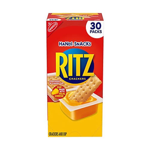 Ritz HandiSnacks Crackers And Cheese Dip, 30 pk. ShelHealth