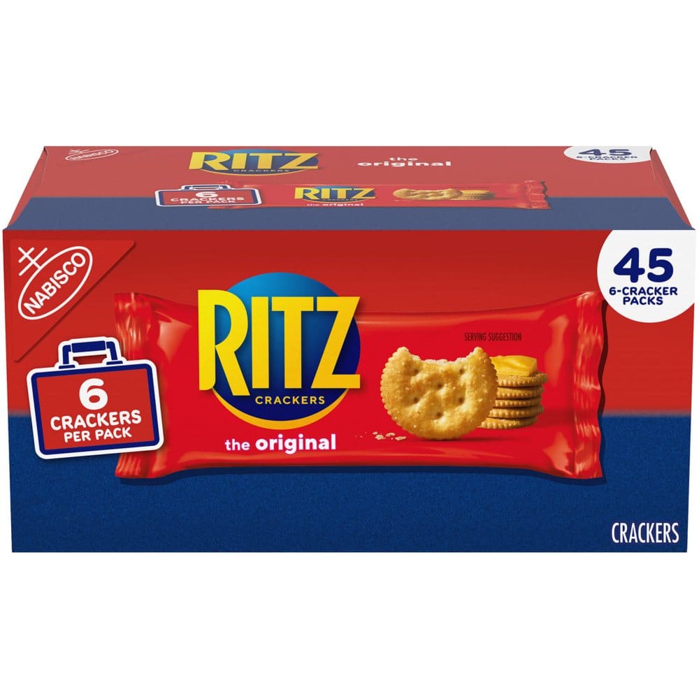 To Go Pack Ritz RITZ Original Crackers, Snack Packs (45 ct.) | ShelHealth