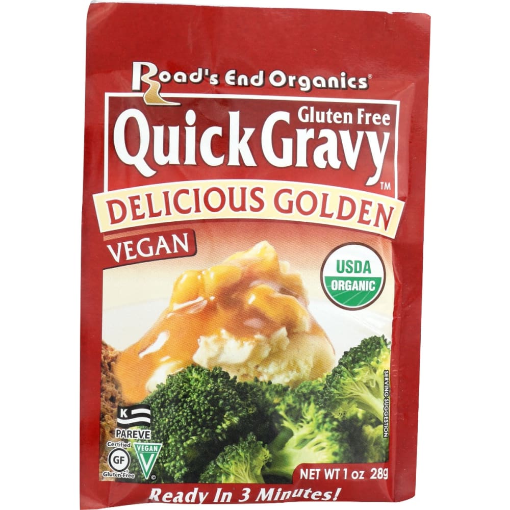 ROADS END: Gravy Mix Golden Gf 1 oz (Pack of 6) - ROADS END
