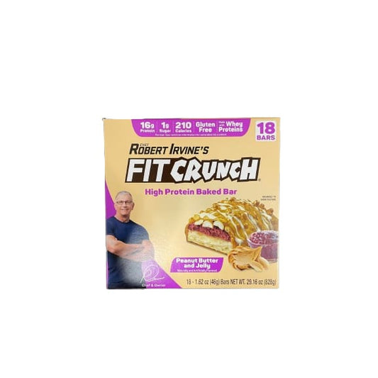 Robert Irvine’s Fit Crunch High Protein Baked Bar 18 x 1.62 oz. - Robert Irvine’s