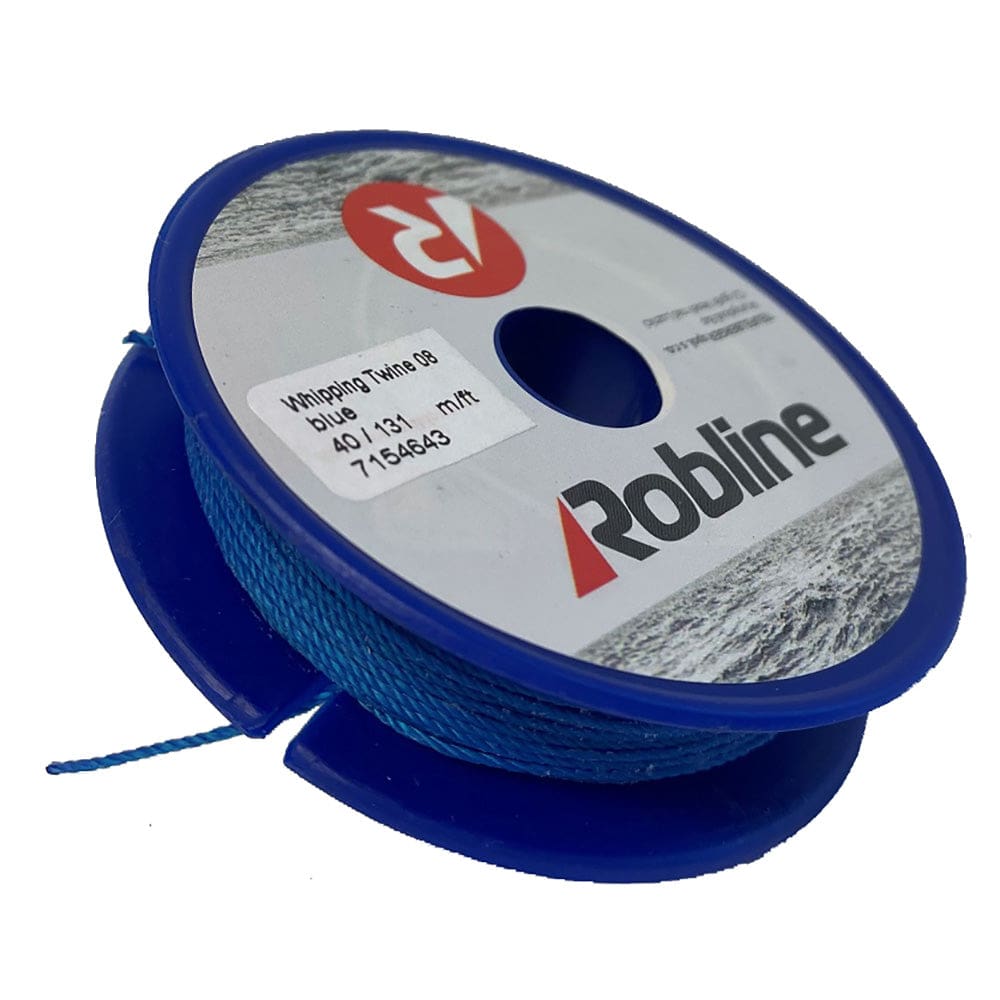 Robline Waxed Whipping Twine - 0.8mm x 40M - Blue (Pack of 4) - Sailing | Rope - Robline