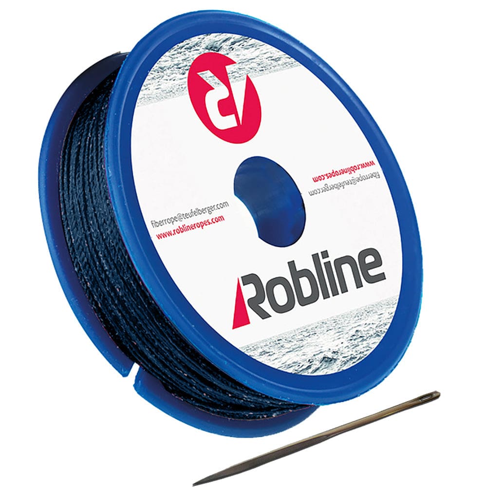 Robline Waxed Whipping Twine Kit - 0.8mm x 40M - Dark Navy Blue - Sailing | Rope - Robline