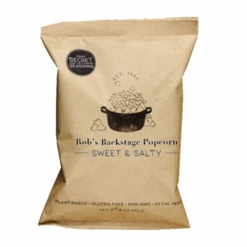 ROBS BACKSTAGE POPCORN: Sweet And Salty Popcorn 4 oz (Pack of 5) - Popcorn - ROBS BACKSTAGE POPCORN