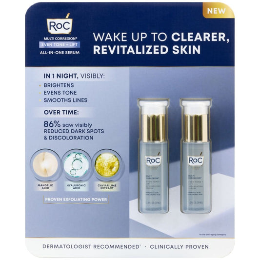 RoC Multi Correxion Even Tone + Lift All-in-One Serum (1.0 fl. oz. 2 pk.) - Skin Care - RoC