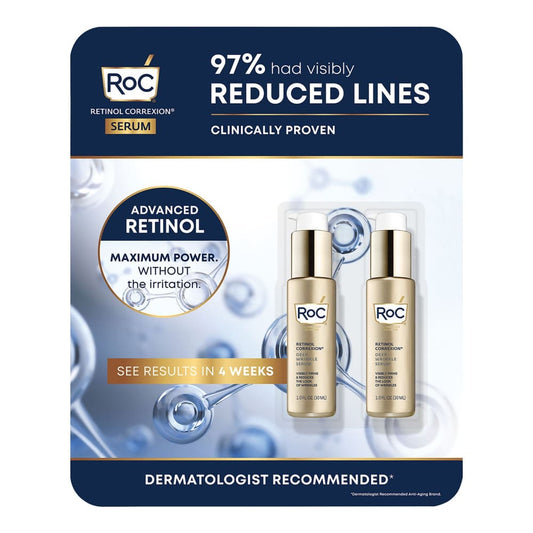 RoC Retinol Correxion Anti-Aging Deep Wrinkle Serum 2 pk./1 oz. - RoC