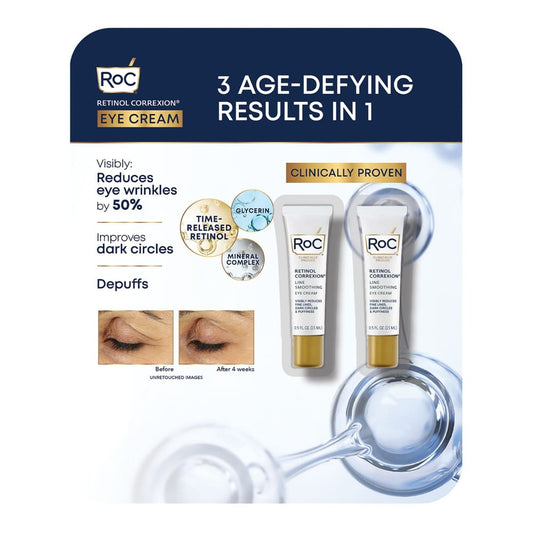 RoC RETINOL CORREXION Eye Cream 2 pk./0.5 oz. - RoC