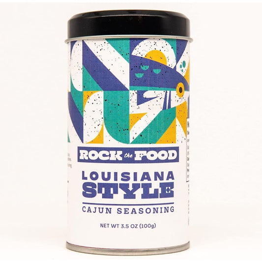 ROCK THE FOOD: Louisiana Style Cajun Seasoning Shaker 3.5 oz (Pack of 3) - Grocery > Cooking & Baking > Seasonings - ROCK THE FOOD