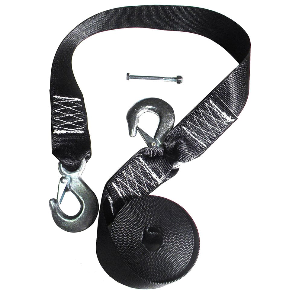 Rod Saver Winch Strap Replacement w/ Safety Strap - 20’ - Trailering | Winch Straps & Cables - Rod Saver
