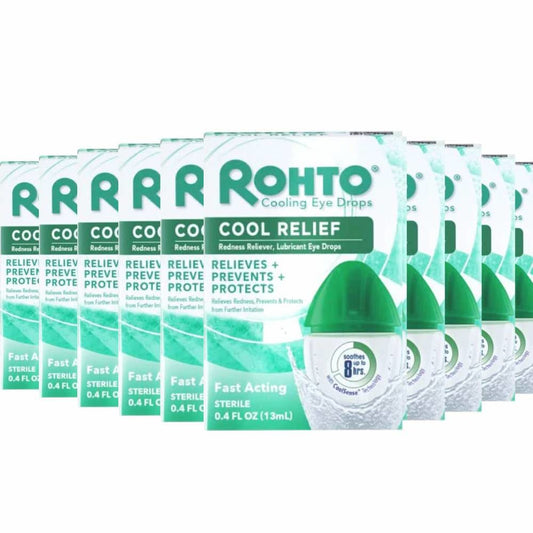 Rohto Cool Eye Drops 0.40 oz - 24 Pack - Rohto