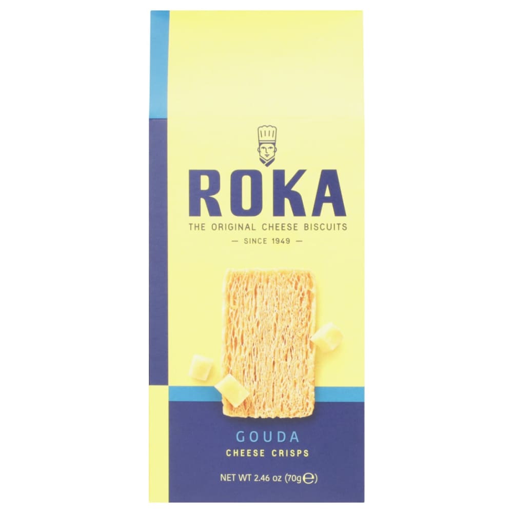 ROKA: Crisps Gouda Cheese 2.46 OZ (Pack of 5) - Grocery > Snacks > Crackers > Crispbreads & Toasts - ROKA