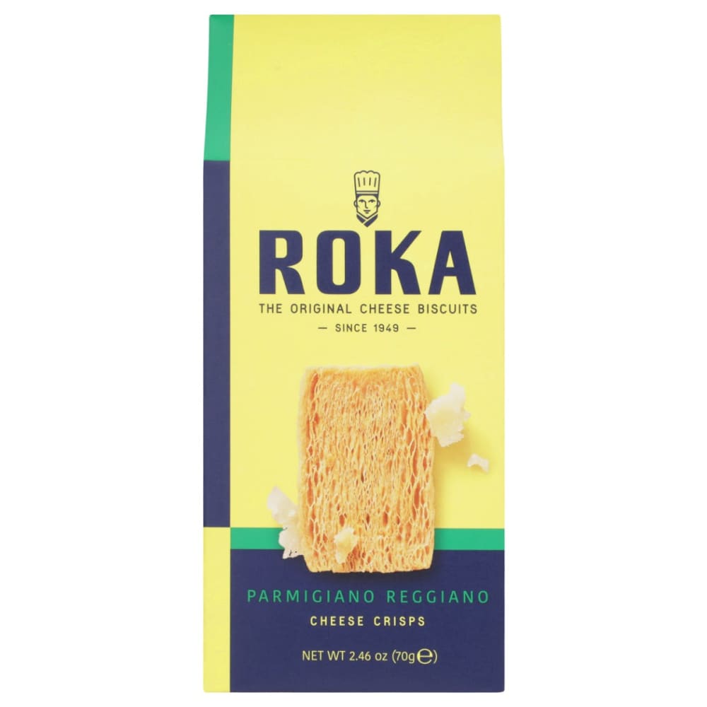 ROKA: Crisps Parmesan Reggiano 2.46 OZ (Pack of 5) - Grocery > Snacks > Crackers > Crispbreads & Toasts - ROKA