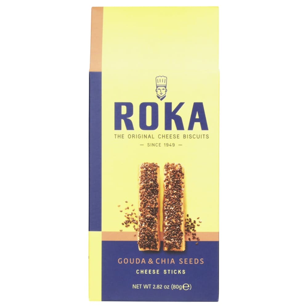 ROKA: Sticks Gouda Wth Chia 2.82 OZ (Pack of 5) - Grocery > Snacks > Crackers > Crispbreads & Toasts - ROKA