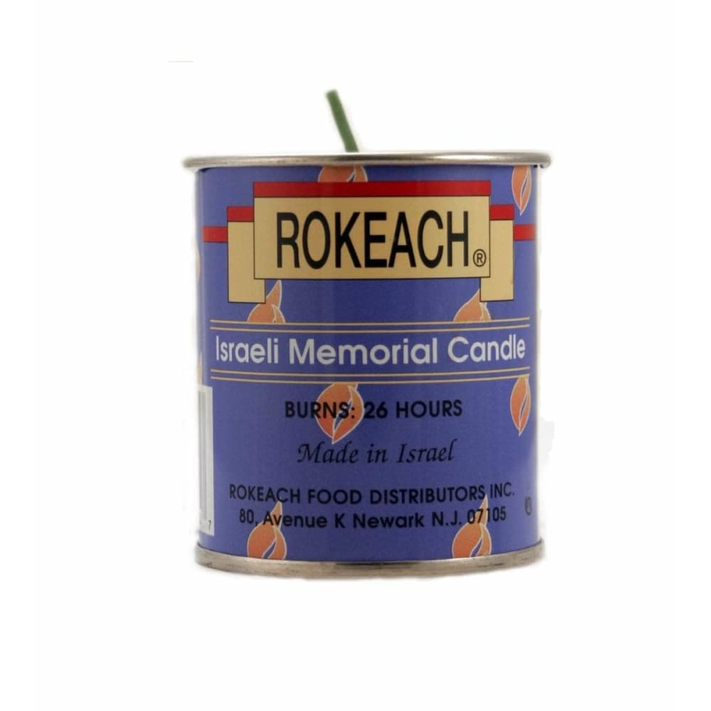 Rokeach Rokeach Israeli Memorial Candle Tumbler, 1 ea