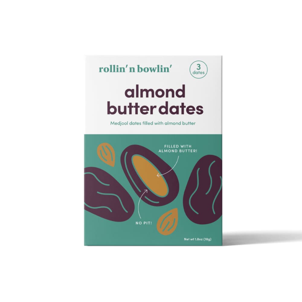 ROLLIN N BOWLIN ROLLIN N BOWLIN Dates Almond Butter Fill, 1.8 oz