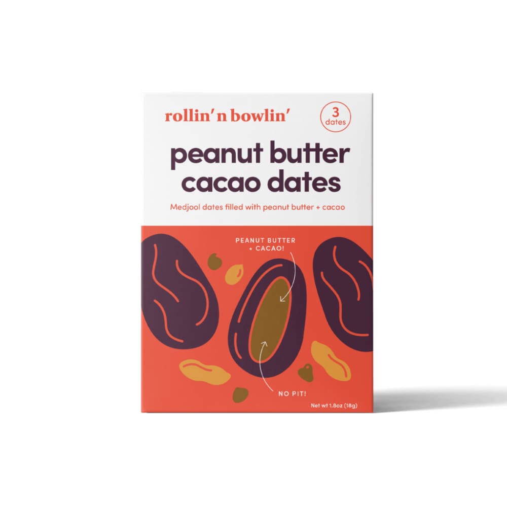 ROLLIN N BOWLIN ROLLIN N BOWLIN Dates Cacao Pnut Butter, 1.8 oz