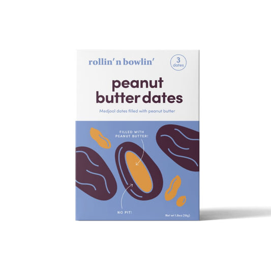 ROLLIN N BOWLIN ROLLIN N BOWLIN Dates Peanut Butter Fill, 1.8 oz