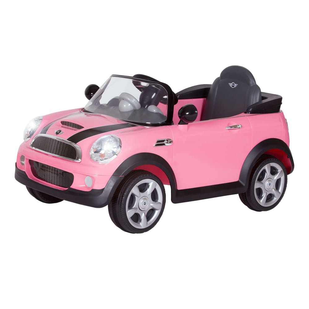 Rollplay 6V Mini Cooper S - Pink - Home/Toys/Outdoor Play/Powered Riding Toys/ - Unbranded