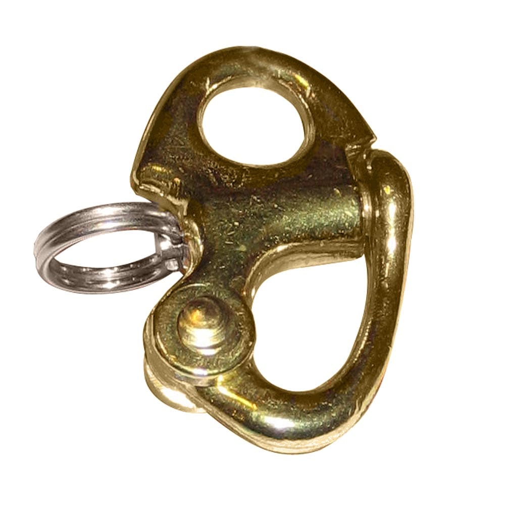 Ronstan Brass Snap Shackle - Fixed Bail - 41.5mm (1-5/ 8) Length - Sailing | Shackles/Rings/Pins - Ronstan