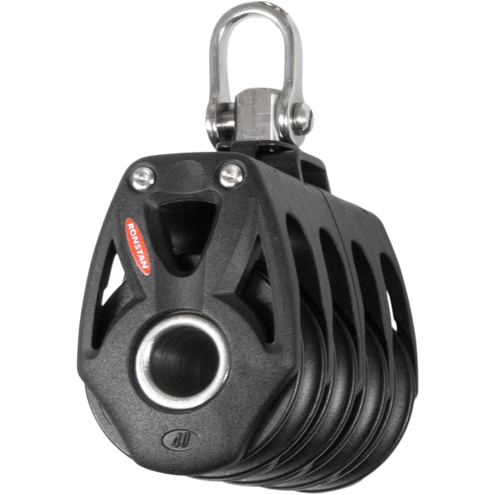 Ronstan Series 40 Orbit BB Quad Block w/ Swivel Shackle - Sailing | Blocks - Ronstan