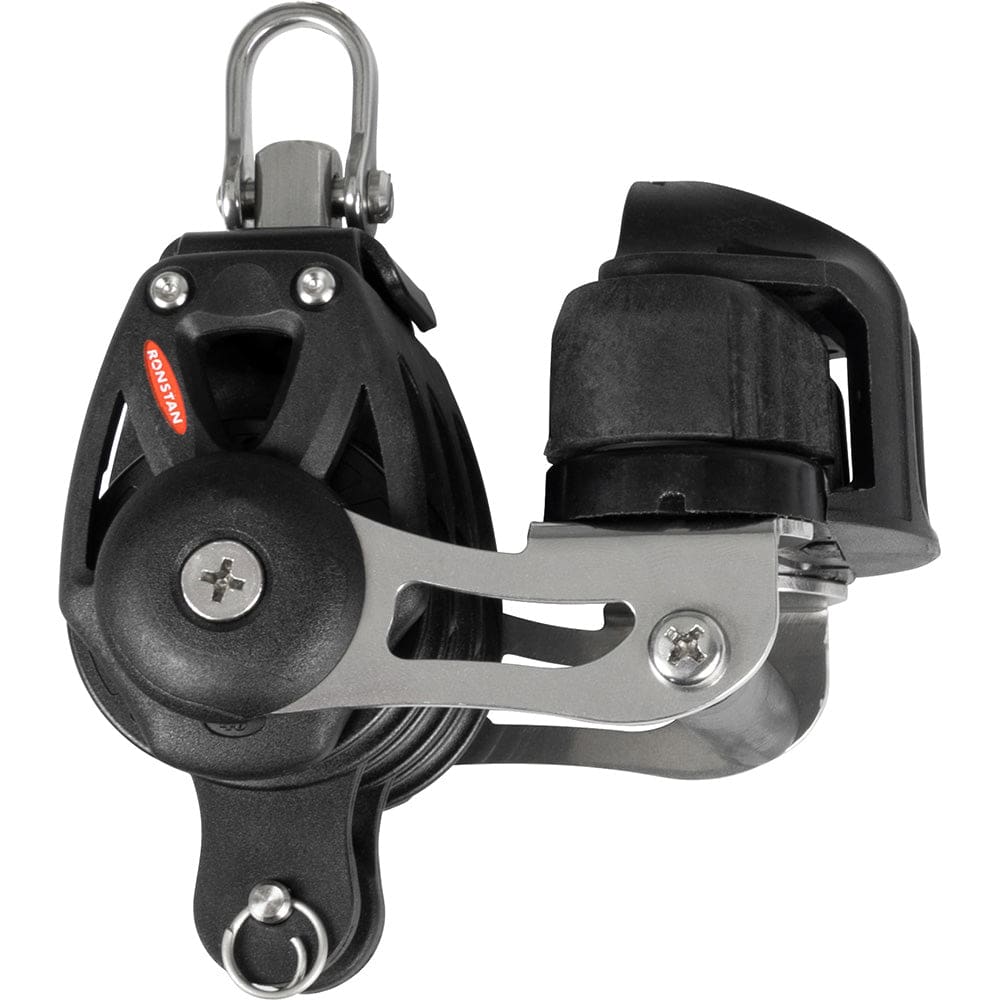 Ronstan Series 40 Orbit BB Triple Block w/ Becket Cleat & Swivel Shackle - Sailing | Blocks - Ronstan