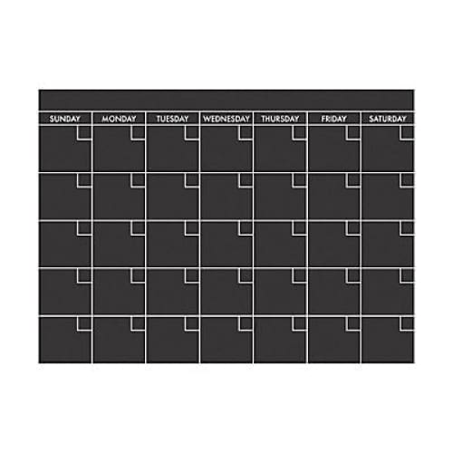 RoomMates Chalk Calendar Peel and Stick Giant Wall Decal - Home/Office & School Supplies/General Supplies/ - RoomMates