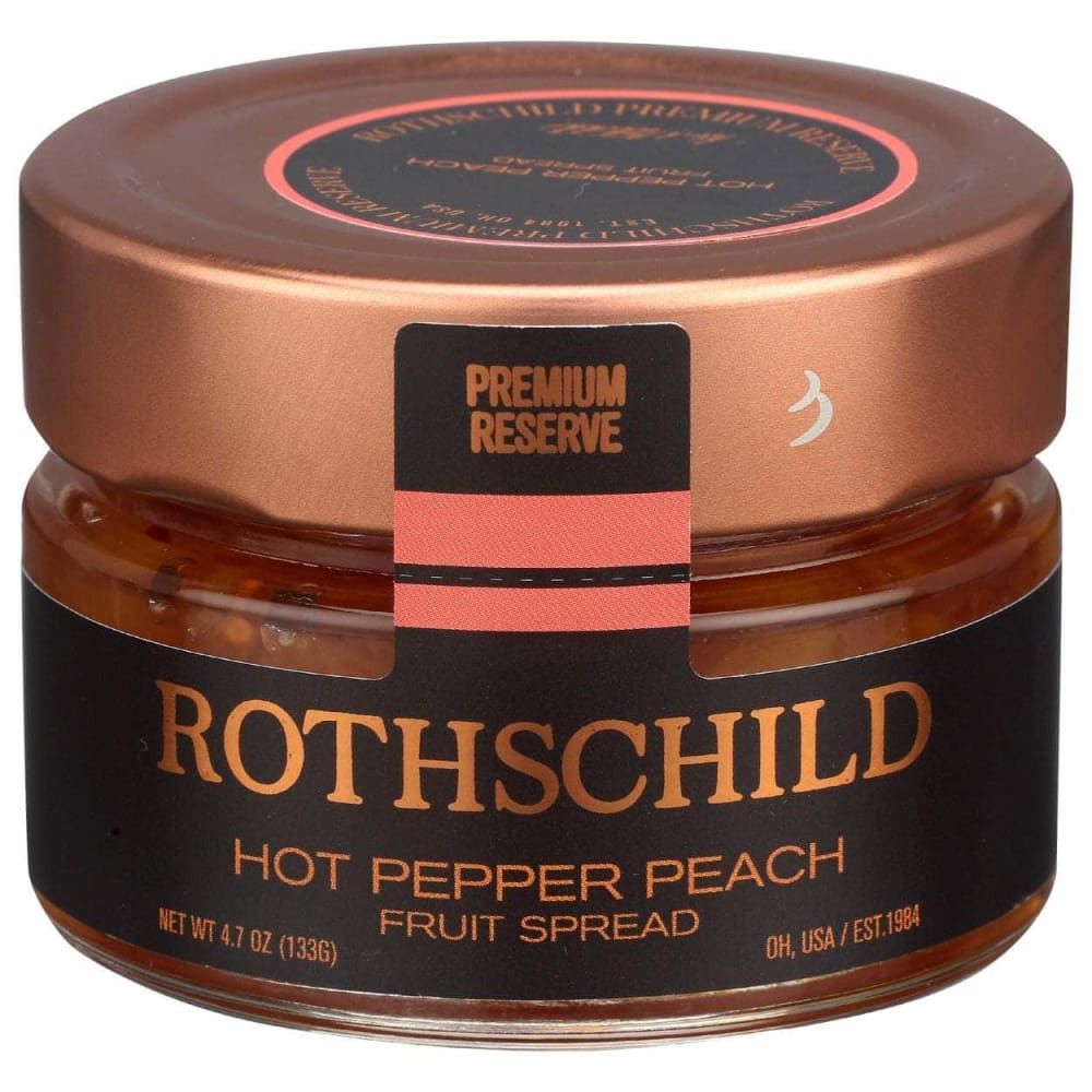 ROTHSCHILD Grocery > Pantry > Jams & Jellies ROTHSCHILD: Hot Pepper Peach Fruit Spread, 4.7 oz