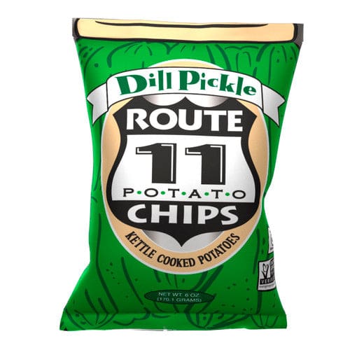 Route 11 Chips Dill Pickle Chips 6oz (Case of 12) - Snacks/Bulk Snacks - Route 11 Chips