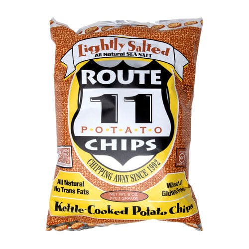 Route 11 Chips Lightly Salted Chips 6oz (Case of 12) - Snacks/Bulk Snacks - Route 11 Chips