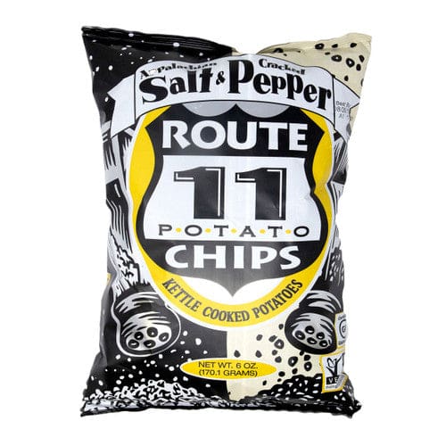 Route 11 Chips Salt & Pepper Chips 6oz (Case of 12) - Snacks/Bulk Snacks - Route 11 Chips