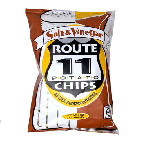 Route 11 Chips Salt & Vinegar Chips 6oz (Case of 12) - Snacks/Bulk Snacks - Route 11 Chips