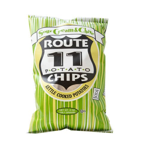 Route 11 Chips Sour Cream & Chive Chips 2oz (Case of 30) - Snacks/Bulk Snacks - Route 11 Chips