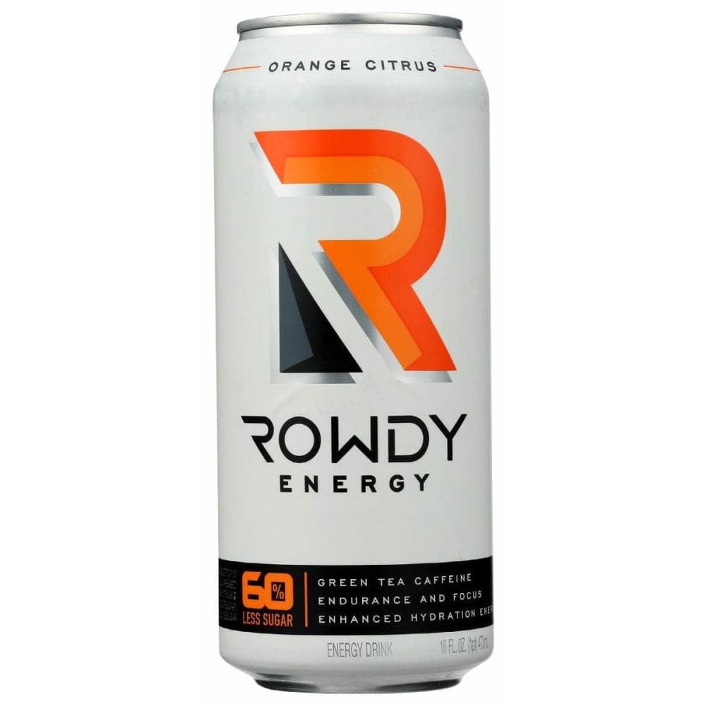 ROWDY ENERGY Grocery > Beverages > Energy Drinks ROWDY ENERGY: Drink Energy Orange Citru, 16 fo