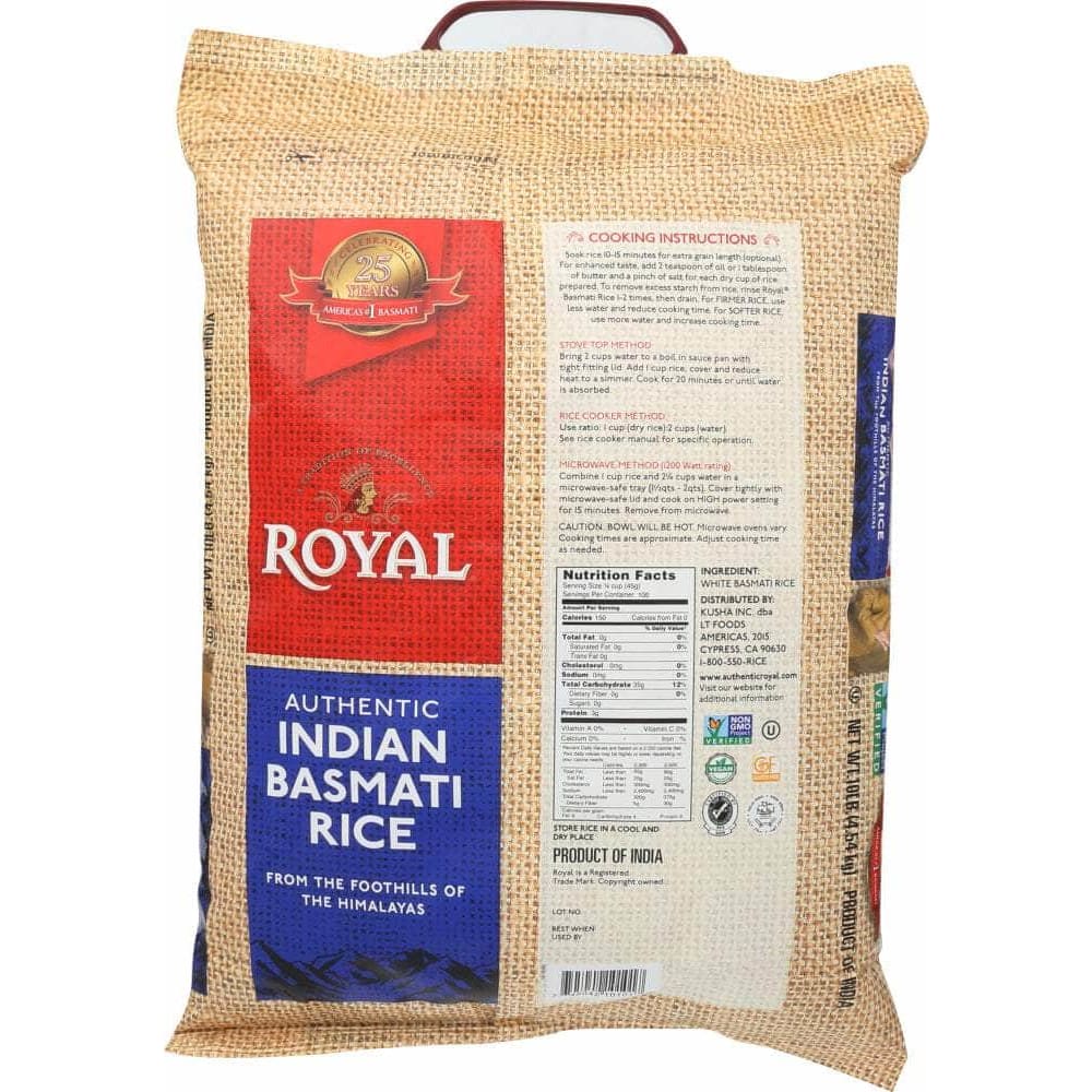 Royal Royal Basmati Rice, 10 lb