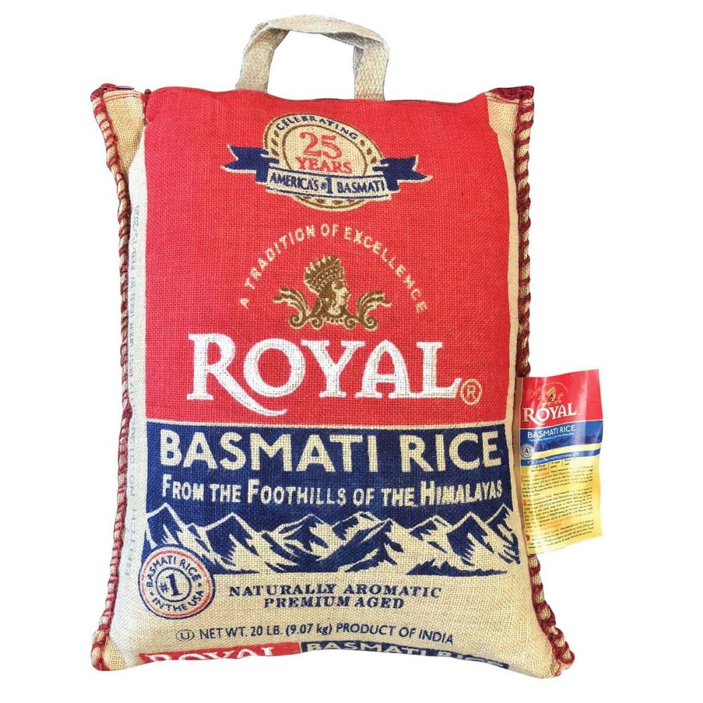 Royal Basmati Rice 20 lbs. - Home/Grocery Household & Pet/Canned & Packaged Food/Pasta Potatoes & Grains/ - Unbranded