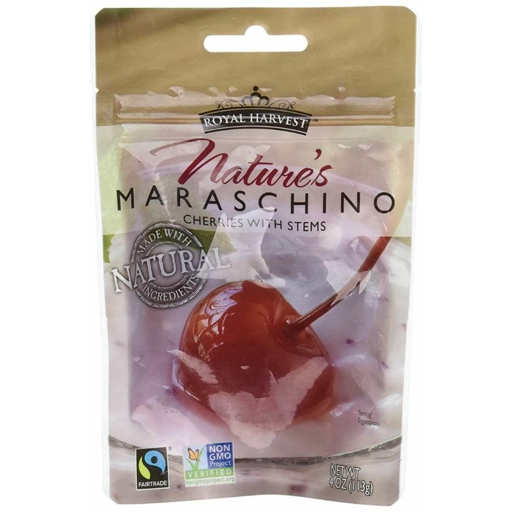 Royal Harvest Royal Harvest Natures Maraschino Cherries, 4 oz