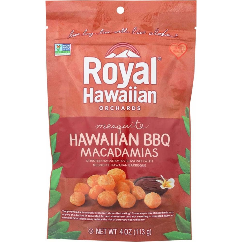 ROYAL HAWAIIAN ORCHARDS ROYAL HAWAIIAN ORCHARDS Nut Macadamia Hwiian Bbq, 4 oz