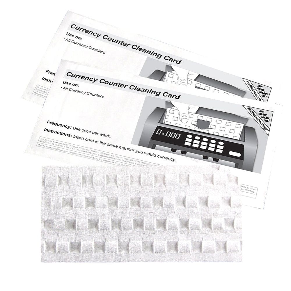 Royal Sovereign Bill Counter Cleaning Cards Waffle Technology - Money Handling & Cash Registers - ShelHealth