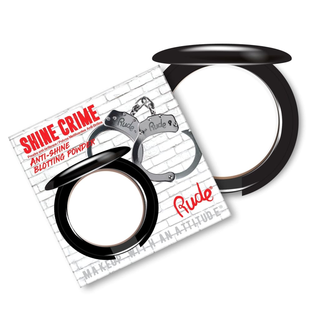 RUDE Shine Crime Anti-Shine Blotting Powder - Translucent