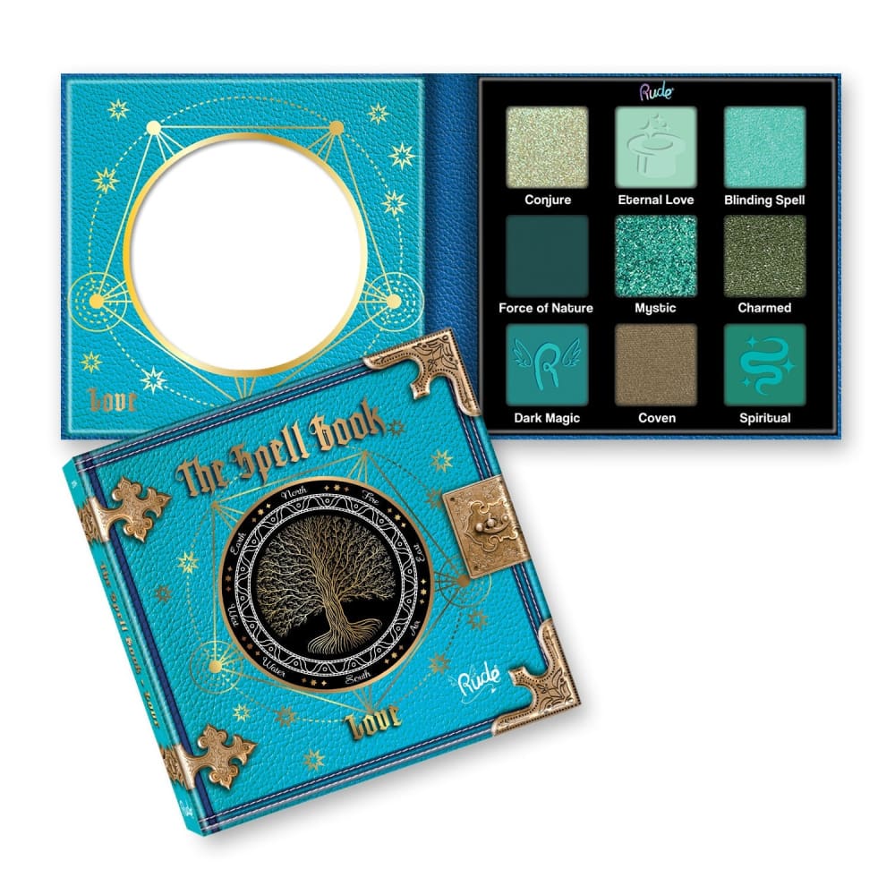 RUDE The Spell Book Smooth and Blendable Eyeshadow Palette - Eyeshadow Palette - RUDE