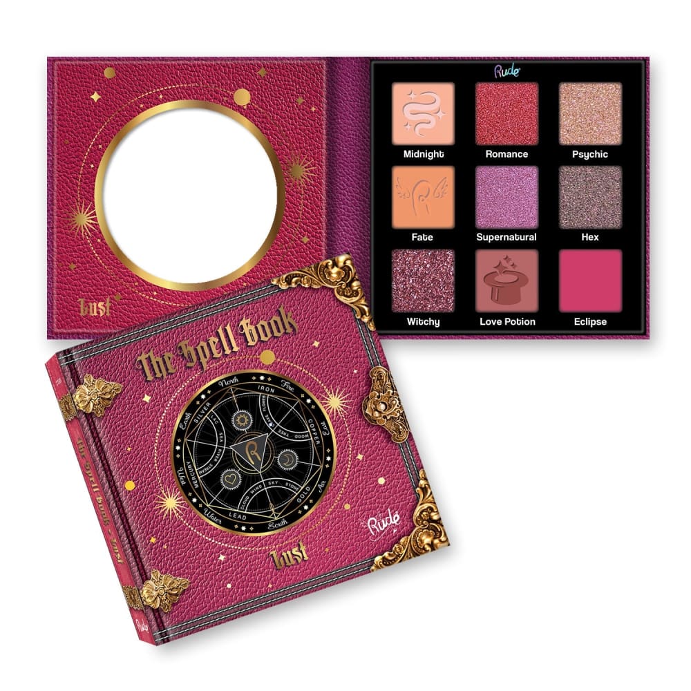 RUDE The Spell Book Smooth and Blendable Eyeshadow Palette - Eyeshadow Palette - RUDE