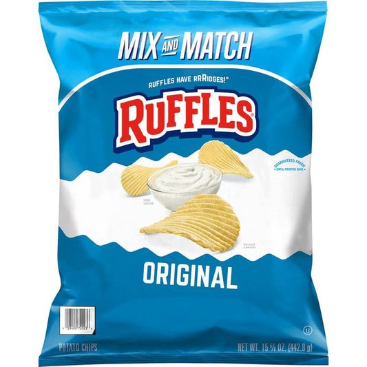 Ruffles Original Potato Chips Mix & Match (15.625 oz.) (Pack of 2) - Snacks Under $10 - Ruffles