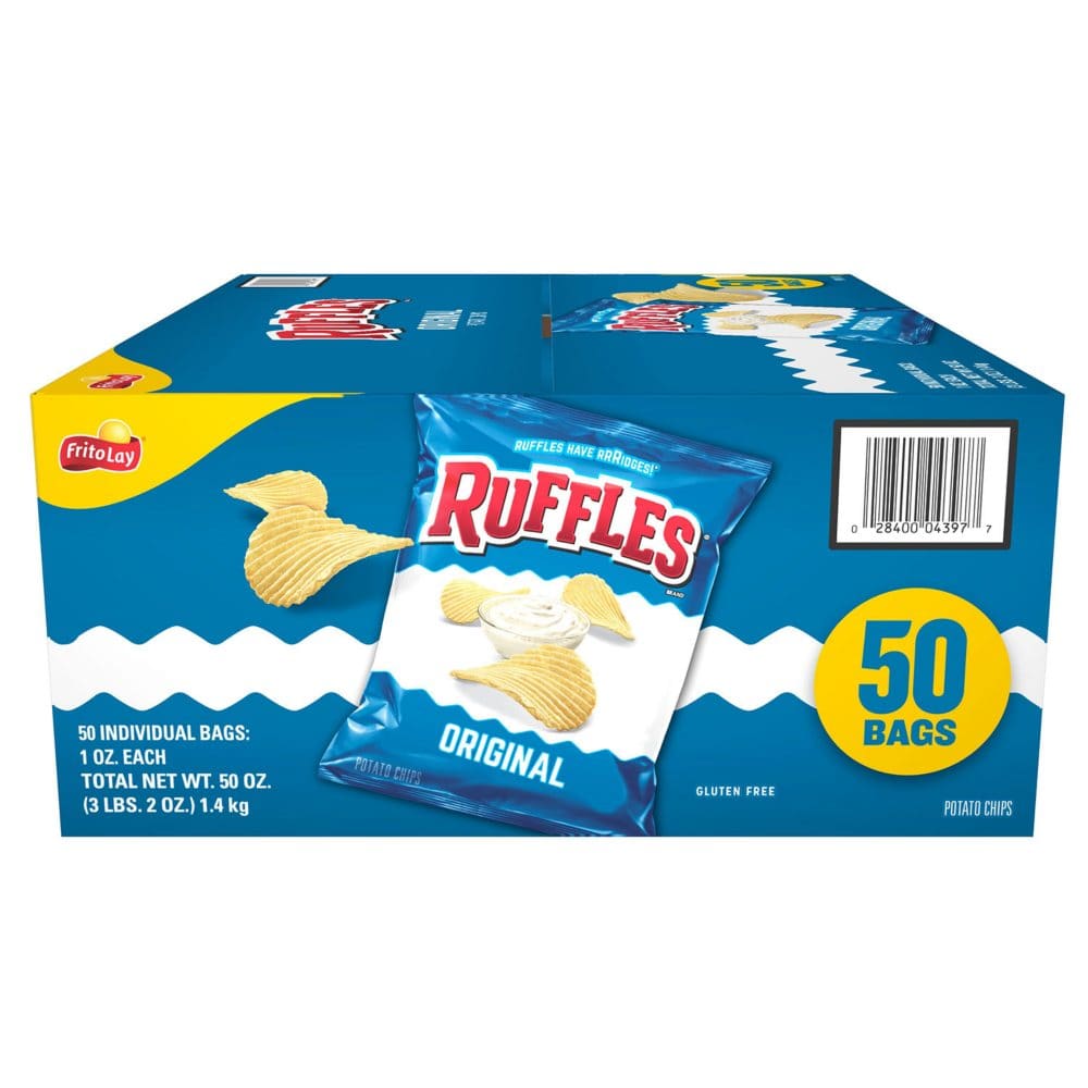 Ruffles Original Potato Chips Multipack (1 oz. 50 ct.) - Chips - Ruffles