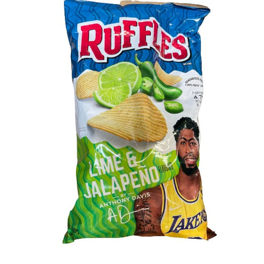Ruffles Ruffles Potato Chips Lime & Jalapeno Flavored 8 Oz