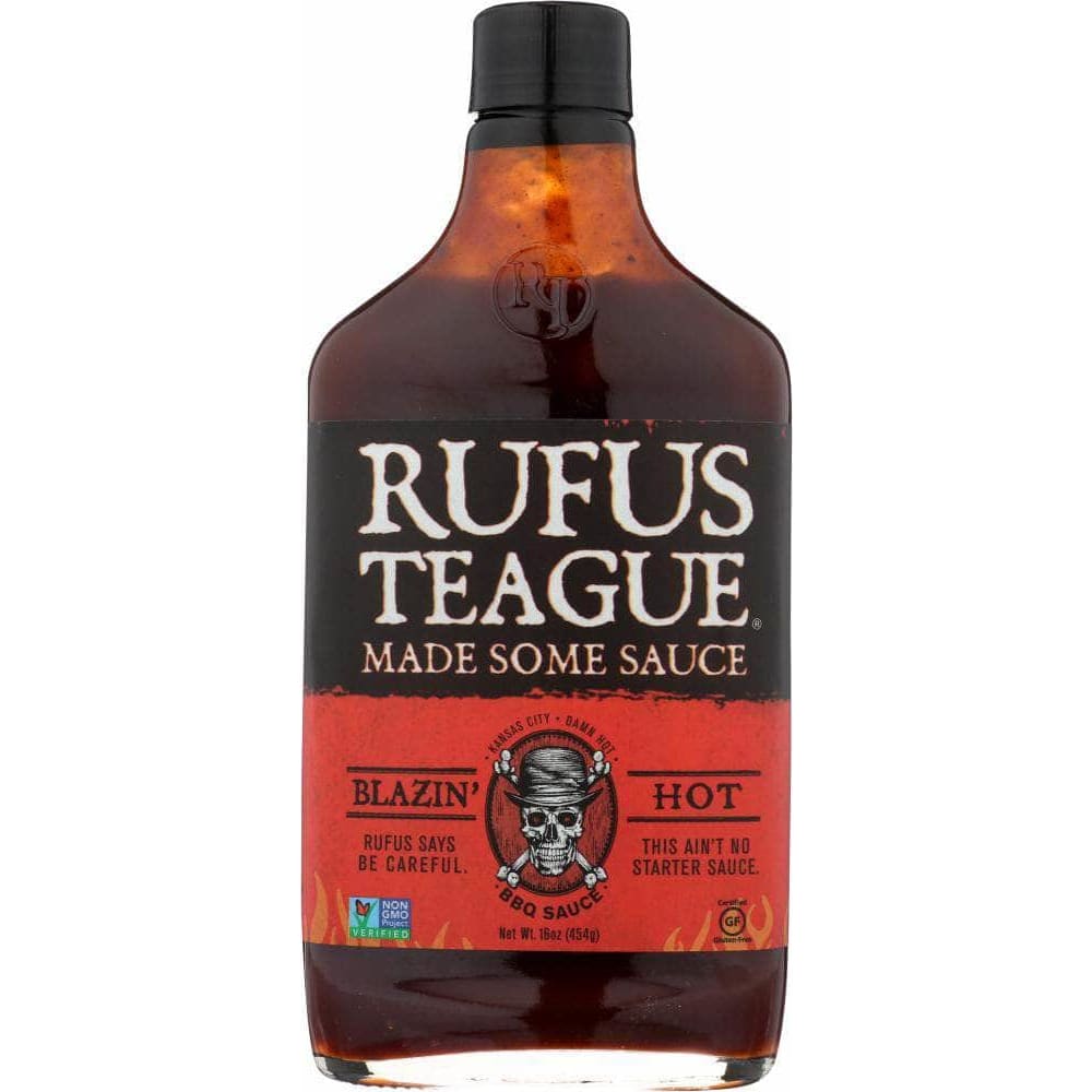 Rufus Teague Rufus Teague BBQ Sauce Blazin Hot, 16 oz