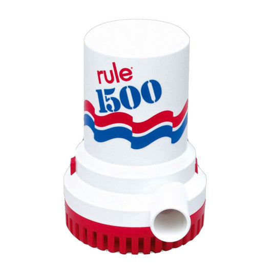Rule 1500 GPH Non-Automatic Bilge Pump - 24v - Marine Plumbing & Ventilation | Bilge Pumps - Rule